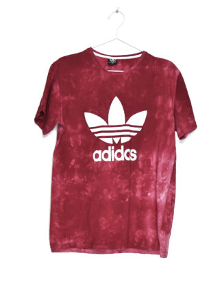 Adidas tie dye red t-shirt - XL