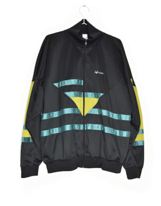 Victory vintage color shapes black sport jacket