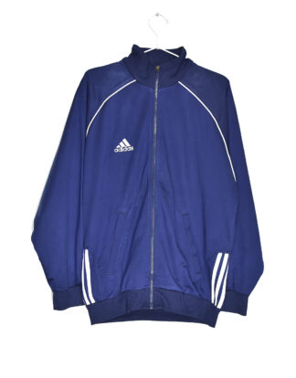 Adidas blue sport jacket - S
