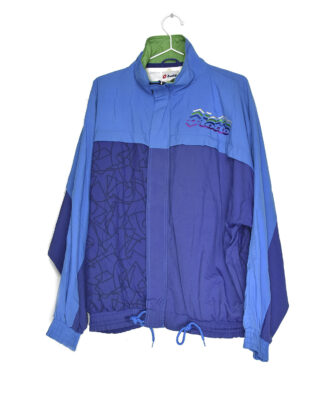 Lotto blue and green retro design sport jacket