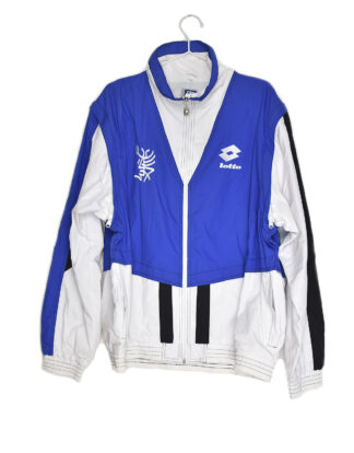 Lotto vintage style blue and white sport jacket - XL