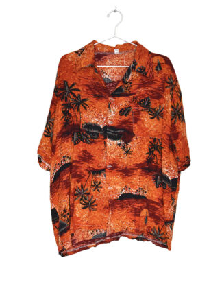 Hawaii orange and black shirt - 58
