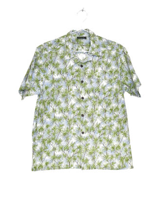 Hawaii palm mini print shirt - S
