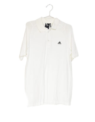 Adidas white polo t-shirt - M