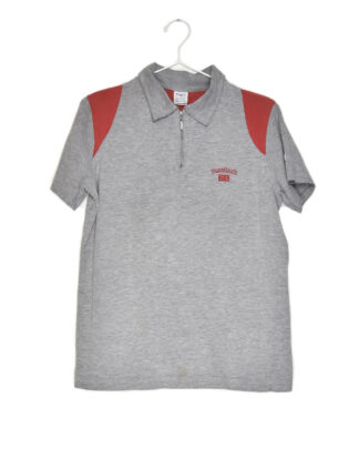 Reebok red and grey polo t-shirt