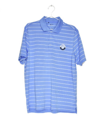 Adidas golf club blue polo t-shirt - M