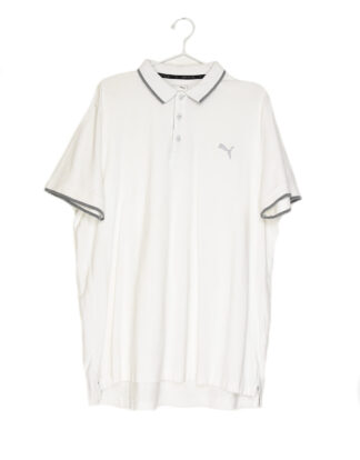 Puma white polo t-shirt - XL