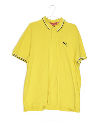 Puma yellow polo t-shirt - XL