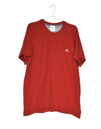 Adidas small logo red t-shirt