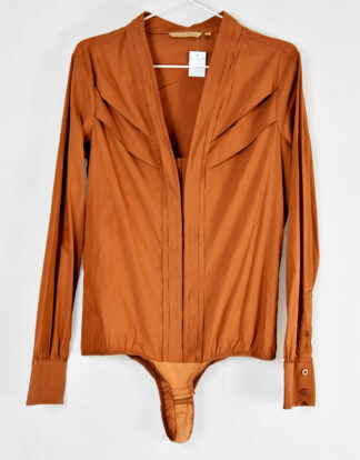 Silvian Heach bronze color elegant body suit - M