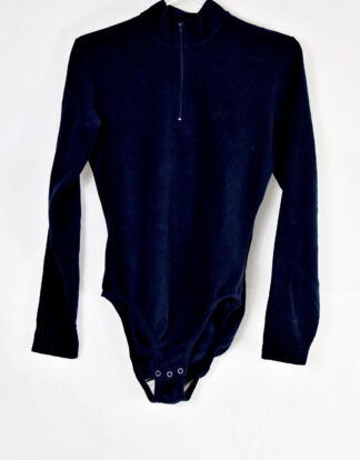 Fila dark navy blue satin body suit - 36