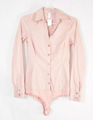 Vero moda salmon shirt style long sleeves body suit - XS