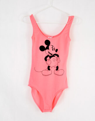 Disney Mickey Mouse salmon red body suit - XS