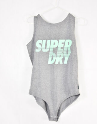 Super dry sport grey body suit - L