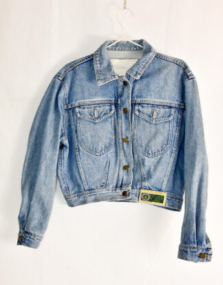 Vagabond blue short waist denim jacket - S