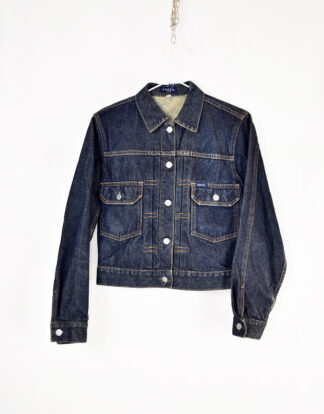 Guess dark grey classic denim jacket - M