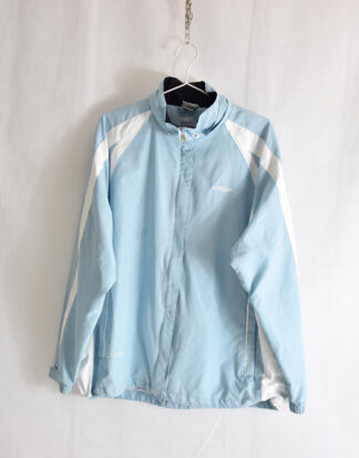 Umbro light cyan and white sport jacket - M