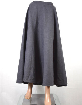 Grey canvas ladies skirt