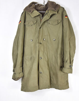 Olive military parkas with Germany flag