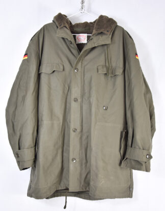 Olive grey military parkas with Germany flag
