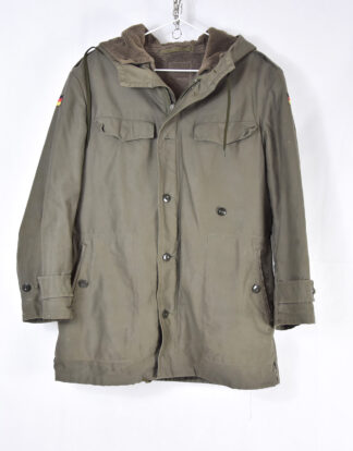 Olive grey military parkas with Germany flag