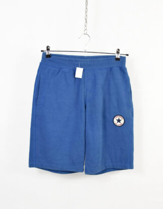 Converse All Stars light blue sweat shorts - S
