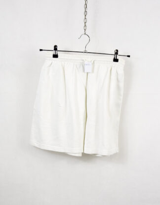 Plain white sweat shorts - XL