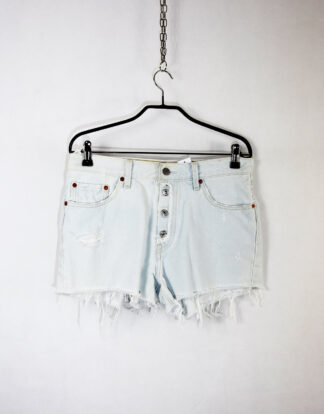 Levi's white denim shorts - L