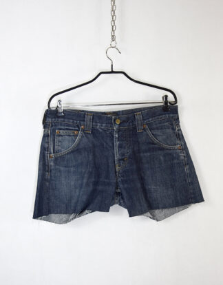Blue denim shorts - 32