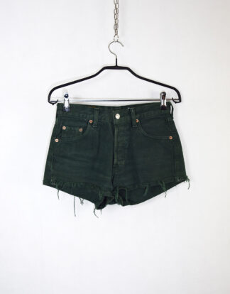 Levi's dark green denim shorts - 27