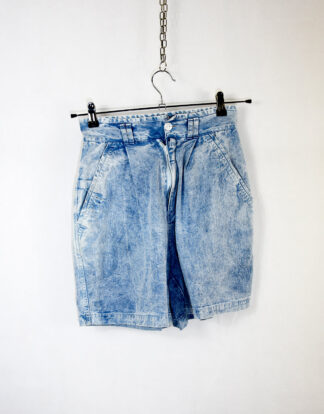 Loose blue denim shorts - 30