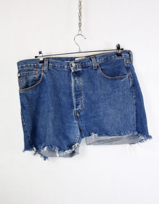 Levi's distressed blue denim shorts - 40