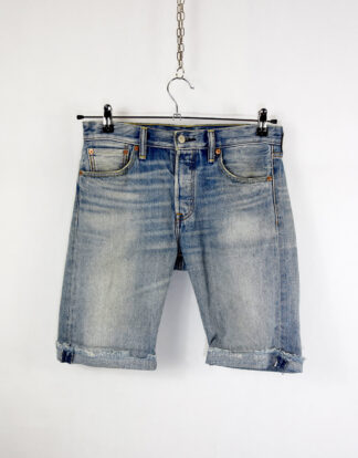 Levi's grey blue denim shorts - 28