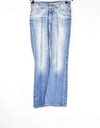 Lee distressed light blue flared jeans - 27/31