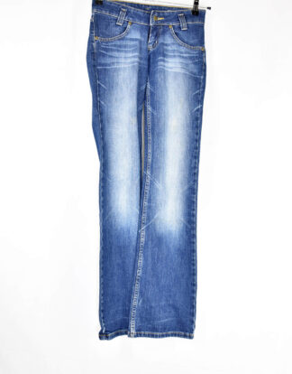 Lee distressed blue flared jeans - 25/33