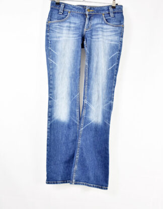 Lee distressed blue flared jeans - 30/33