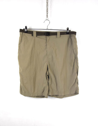 Khaki with belt men shorts - 38