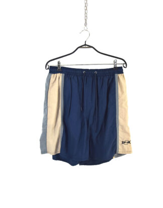 Navy blue grey and sand vintage design shorts