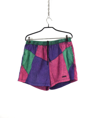 Retro colors shapes design shorts