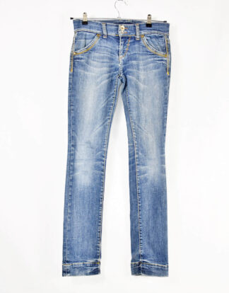 Distressed blue skinny jeans - 30/29