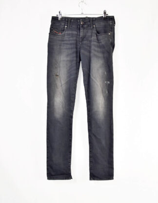 Diesel black distressed skinny jeans - 25