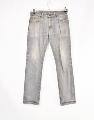 Grey distressed skinny jeans - 32/32