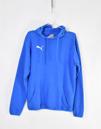 Bright blue hooded sweatshirt - L