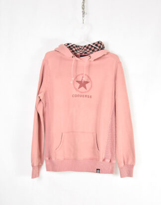 Converse salmon color retro hooded sweatshirt - L