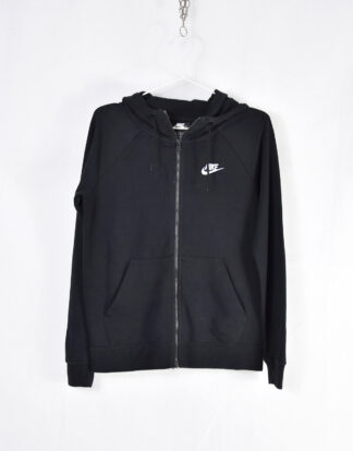 Nike black zipped hooded sweatshirt - XS