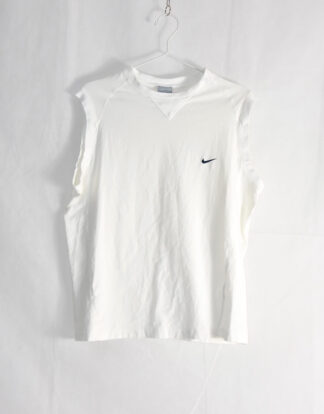 Nike white tank top - L