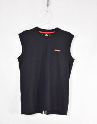 Adidas black tank top - M