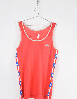 Kappa red and blue tank top - M