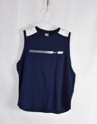 Nike blue tank top white details  - XL