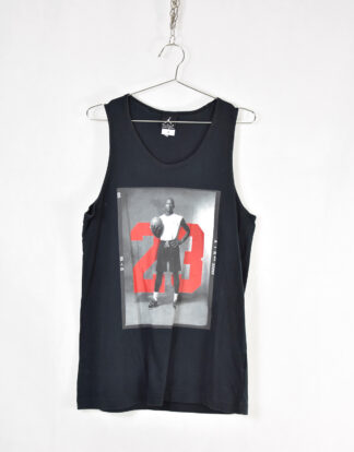 Nike Michael Jordan 23 retro print black tank top - M